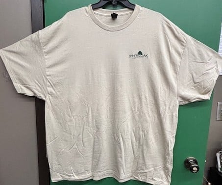 a man in a green shirt